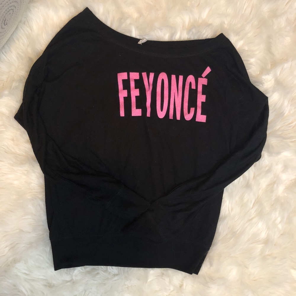 Feyonce off the shoulder long sleeve